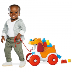 Cãozinho de Arrastar - Blocos de Montar - Mega Bloks First Builders - Filhote De Cachorro